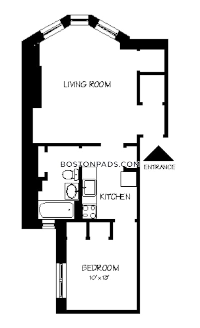 Northeastern/symphony 1 Bed 1 Bath Boston - $2,495